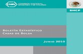 Boletín Estadístico Casas de Bolsa Junio 2010 › Documentacion › CB › PDF... · Presentación6 Evaluación de la calidad y oportunidad de la información 8 Clasificación de