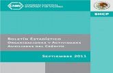 Boletín Estadístico...Presentación6 Evaluación de la Calidad y Oportunidad de la Información Organizaciones y Actividades Auxiliares del Crédito 8 Estadísticas de las Organizaciones