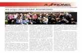 40 anys del CDIAP ASPRONIS · 2020-03-23 · 24 de febrer i el 29 de maig, de 9 a 13h. Durant les formacions, s’anunciaran els establiments col·laboradors de la zona que acolliran