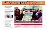 El Capote Cancer 2016 Maquetación 1 · PDF file El Capote Cancer 2016_Maquetación 1 11/04/16 14:58 Página 1. 2|EL PERSONAJE Domingo, 17 de abril de 2016 ELCAPOTE | Festival a Beneficio