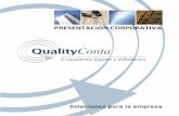 Presentación Corporativa QualityConta · 2019-02-01 · QualityContaes una compañía de profesionales del Derecho y la Economía, fundada en 1987, que ofrece un servicio integral