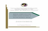 REGLAMENTO DE ORGANIZACIÓN Y FUNCIONES (ROF) · El Reglamento de Organización y Funciones (ROF) de la Universidad Nacional de Educación Enrique Guzmán y Valle es un documento