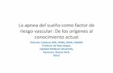 La apnea del sueño como factor de riesgo vascular: De los ... › ramcv › 2015 › 5_043_Antonio_Culebras.pdf · 5/10/2016 13. 5/10/2016 14. 5/10/2016 15. 5/10/2016 16. 5/10/2016
