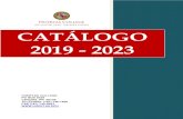 CATÁLOGO 2019 - 2023...huertas college. po box 8429. caguas, pr 00726. telÉfono: (787) 746-1400. fax (787) 743-0203. . catÁlogo 2019 - 2023