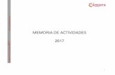 MEMORIA DE ACTIVIDADES 7 2017 201 - Cantabria · Secretario General Antonio Mazarrasa Mowinckel . 3 201 7 om ... Santander 22 de marzo Rueda de prensa y coloquio Jornada Cemide “Hombres