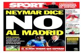 Nº 12.089 JUEVES 9 DE MAYO DE 2013 1 EURO NEYMAR … · AL MADRID NEYMAR DICE EL ALIRÓN TENDRÁ QUE ESPERAR El Barça puede ser campeón el sábado si el Madrid no gana al Espanyol...