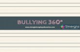 BULLYING 360º - sinergiaterapiayeducacion.com · familias:familias: formaciÓn y atenciÓn al alumnado:al alumnado: bullying 360º ...