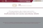 Propuesta de intervención Emergente para Alumnos coneducacionbc.edu.mx › ecv › nivel › ebasica › primaria... · Propuesta de Intervención Emergente para Alumnos con Deficiencias