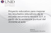 Presentación de PowerPoint• (2013) Programa Sectorial de Educación 2013-2018. SEP. México. • (2011) Plan de Estudios 2011. Educación Básica. SEP. México. • (2011) Programa