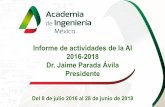 Informe de actividades de la A 2016-2018 Dr. Jaime Parada ... › sites › default › files › informe › informe_2016_2018.p… · de Especialidad y Programas Multidisciplinarios
