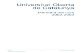 Universitat Oberta de Catalunya - UOCopenaccess.uoc.edu › webapps › o2 › bitstream › 10609 › 171 › ... · de continuïtat. De nou ha estat un curs en el qual el dinamisme