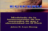 Modelado de la interconexión de los mercados de gas y electricidad … · 2015-04-03 · y electricidad en el Perú Modelado de la interconexión de los mercados de gas y electricidad
