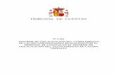 TRIBUNAL DE CUENTAS · 2018-05-18 · EL PLENO DEL TRIBUNAL DE CUENTAS, en el ejercicio de su función fiscalizadora establecida en los artículos 2.1), 9 y 21.3.a) de la Ley Orgánica