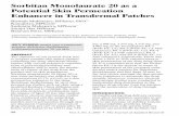 Mukhergee-vol5no1 3/8/05 4:14 PM Page 96 …Pvt.Ltd.,Mumbai,India.Sorbitan monolaurate-20 (Span 20) was pur-chased from Loba Chemie Ltd., Mumbai,India.Diclofenac diethylamine was given