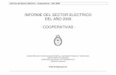 Informe Cooperativas 06 · 2008-01-09 · De la provincia se tiene datos de 59 cooperativas y 3 comunas que prestan los servicios de distribución de energía eléctrica, y que abastecen