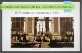 CONSECUENCIAS DE LA I GUERRA MUNDIAL: El Tratado de ...lahistoriayotroscuentos.es/wp-content/uploads/2020/... · 2 Consecuencias demográficas y económicas Pérdidas humanas: entre