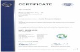 松尾電機株式会社 - Q...Certificate registration no. Issuing date This certificate is valid until Date of revision IATF No. 20001850 IATF16 2018-05-23 2021-05-22 2020-02-28