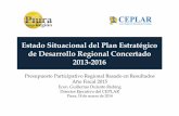 Estado Situacional del Plan Estratégico de Desarrollo ...€¦ · Estado Situacional del Plan Estratégico de Desarrollo Regional Concertado 2013-2016 Presupuesto Participativo Regional