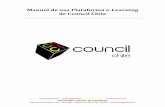 Manual de uso Plataforma e-Learning de Council Chilecouncil.cl/documentos/manual-de-uso-plataforma-elearning.pdf · todo el contenido asociado al curso. 1. Título del Módulo: Al