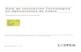 Guía de Innovación Tecnológica en Aplicaciones de Cobre › images › ... · Transmisión de señales y datos Energía renovable Aire acondicionado Combustión de gas Transmisión