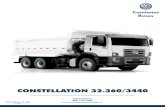 ficha tecnica constellation 32 - camionesybusesvolkswagen.cl...ZF/16AS 2230 TD Automatizada / 16 Adelante (sincronizadas), 2 reversa 17,02:1/1,00:1 6X4 Sachs / 430 mm Obs.: Datos proyectados