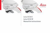Leica ICC50 E Leica ICC50 W Manual de instrucciones ICC50 W/User Man · PDF file Deberes del propietario/operador Lea el folleto "Concepto de seguridad" Asegúrese de que: Las tareas