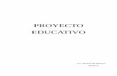 PROYECTO EDUCATIVO - WordPress.com...El Proyecto Educativo de nuestro Centro, que a continuación se desarrolla, parte del principio de autonomía pedagógica de los centros expresado