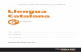Llengua Catalana 6 DE PRImÀRIA - XTEC llengua catalana_V5.pdf · El Bob Esponja és un personatge feliç, senzill i alegre. Es caracteritza pel seu gran entusiasme, sobretot en la