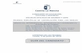 GUÍA DEL CANDIDATO - Castilla-La Manchaeoi-talavera.centros.castillalamancha.es/sites/eoi... · 2019-04-29 · En Castilla-La Mancha hay una red de 13 Escuelas repartidas por todo