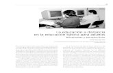 Foto: Carlos Blanco La educación a distancia en la ... › decisio › images › pdf › decisio... · PDF file ñanza, aprendizaje y trabajo colaborativo a distancia. Un desarrollo