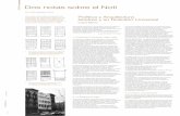 REVISION Dos notas sobre el Noti · Este trabajo del profesor Coque Bianco pone en evidencia el interés del análisis de edificios arquitectónicamente ... Sostres y su Noticiero