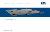 ingenioso – creativo – sustentable – relevante › fileadmin › Domain1 › brochures › ... · 2017-09-11 · • Orificios de drenaje en tacones • Compatible con contenedores