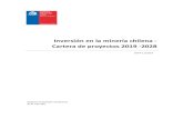 Inversión en la minería chilena - Mining Pressminingpress.com/public/archivos/DiuPkQOxkNLZ4td7M15... · 2020-01-27 · Inversión en la minería chilena - Cartera de proyectos 2019