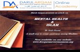 Mental Health aur Islam- · 2020-06-28 · kaha. Lehaza hum muslamano, ko iss sunnat ko zinda rakhne ki zaroorat hai. Humien jaldi madad aur madad lene mai sharam mehsoos nahi karna