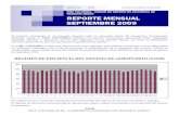 100 80 FMU COLOMBIA - UNIDAD DE GESTIÓN DE AFLUENCIA DE ... · REPORTE MENSUAL SEPTIEMBRE 2009 EVOLUCIÓN DE TRÁNSITO AÉREO MENSUAL Esta figura muestra un comparativo anual del