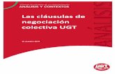 Las cláusulas de negociación colectiva UGT · funcional y estructura de la negociación colectiva, territorial y temporal del convenio, forma y condiciones de denuncia del convenio,