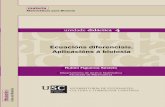 Ecuacións diferenciais. Aplicacións á bioloxía · PDF file 2013-04-01 · UNIDADE DIDÁCTICA IV. Ecuacións diferenciais. Aplicación á bioloxía - 7 PRESENTACIÓN A presente