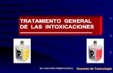 TRATAMIENTO GENERAL DE LAS INTOXICACIONESsabe618093a56776c.jimcontent.com/download/version/... · Gravedad de la intoxicación El personal de salud debe estar preparado ... hidróxido