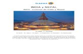 11-08-09 INDIA Y NEPAL 2011 - Scapha · ¡Bienvenidos a India! Llegada al Aeropuerto Internacional Indira Ghandi donde serán recibidos por un representante de Akorn (una vez hayan