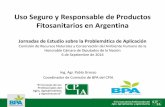 Uso Seguro y Responsable de Productos Fitosanitarios en Argentina · 2019-08-28 · Fuente: Naciones Unidas Producción de alimentos: un reto global Población mundial Tierra cultivable