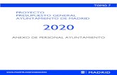 Proyecto Presupuesto 2020 Tomo 7 - transparencia.madrid.es · Grupo A1 29 7 482.616 Grupo A1 28 13 774.021 Grupo A1A2 26 5 273.530 Grupo A1A2 24 2 105.072 Grupo A2C1 22 4 152.896