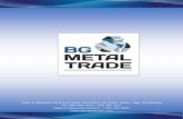 ¿Quiénes Somos? - BG Metal Trade · 2017-07-08 · chatarra electrónica, tiene como principal objetivo satisfacer a sus clientes en sus expectativas de calidad y eficiencia de