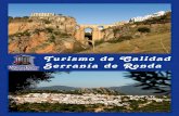 Turismo de Calidad Serranía de Ronda Turismo Calidad Interactiva.pdf · de sensibilización y de trabajo con los alojamientos rurales, que se celebraron en la segunda mitad de los