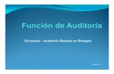 Encuesta –Auditoría Basada en Riesgosfelaban.s3-website-us-west-2.amazonaws.com/documentos_co...Basada en Riesgos 13 El Auditor y la “ABR” La ventaja principal de la ABR es