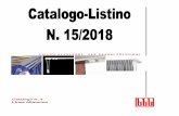 Catalogo N. 4 Linea Alluminio · 2018-12-10 · in primo piano. Linea ARGO Il Sistema Argo comprende i profili in alluminio per tende a pannello partendo da due canali fino a cinque