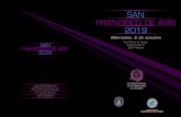 Programa San Francisco 2019 - COLVEMA › WV_descargas › 3667Programa San... · SAN FRANCISCO DE ASÍS 2019 SAN FRANCISCO DE ASÍS 2019 Miércoles, 2 de octubre Real Fábrica de