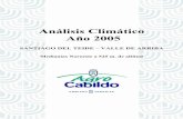 Análisis Climático Año 2005 - AgroCabildo · Análisis Climático Anual ... Relativas de velocidades minutarias menores o iguales a 5 km/h.....34 Figura 15: Contorno anual de las