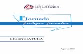 LICENCIATURA - De La Sallebajio.delasalle.edu.mx/apoyos/documents/1a._jor_dia_doc... · 2019-03-27 · bilidad de encuentro estimulante para los demás, en áreas del crecimiento