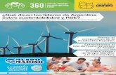 ¿Qué dicen los líderes de Argentina sobre sustentabilidad ...€¦ · ¿Qué dicen los líderes de Argentina sobre sustentabilidad y RSE? Entrevistados por Quique Matavós en el