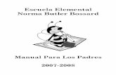 Escuela Elemental Norma Butler Bossardbossard.dadeschools.net › forms › parent handbook spanish.pdf · 2008-03-15 · El sueño de Norma Bossard era el colocar “Un libro en